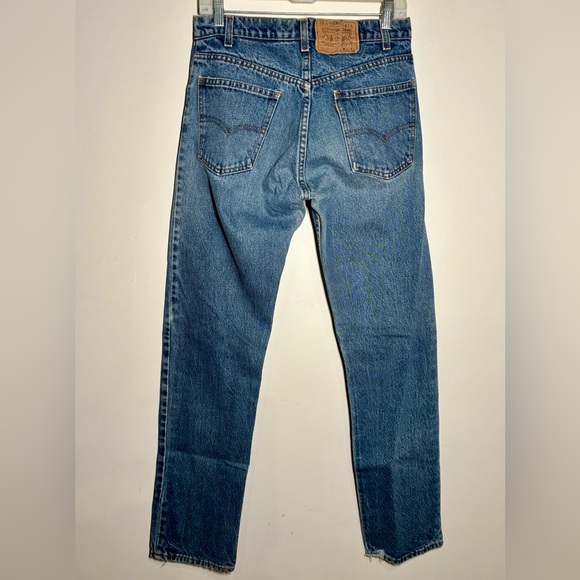 Vintage Levi’s 505 Orange Tan Made in USA Jeans